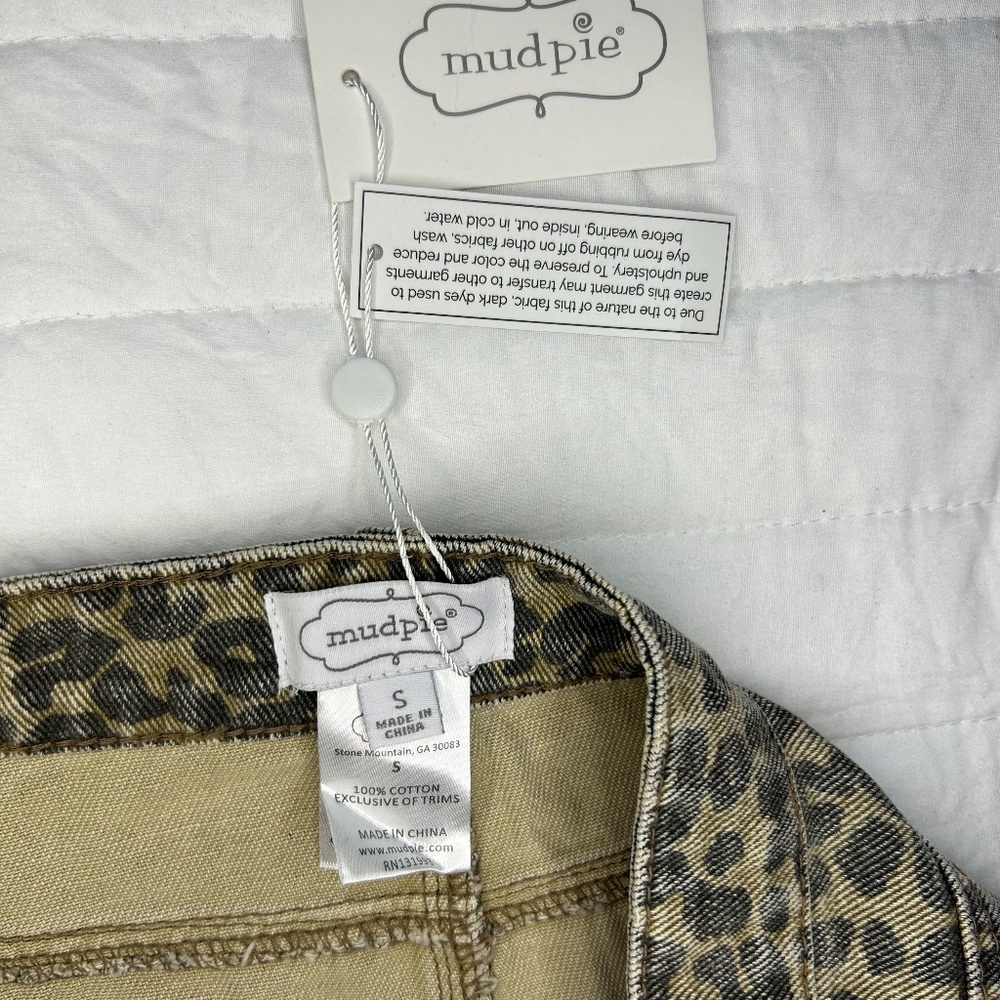 Mud Pie Stevie Leopard Skirt - NEW - Picture 8 of 10
